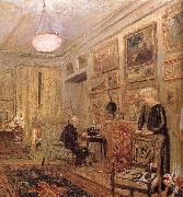 Edouard Vuillard Black in the room oil painting reproduction